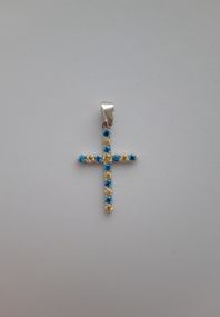 Срібний підвіс з фіанітами Artsriblo арт294п