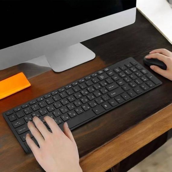 Бездротова клавіатура з мишкою UKC K06 Чорна