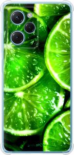 Чохол на Xiaomi Redmi Note 12 Pro Speed Зелені часточки лимона "852sp-3334-2448"