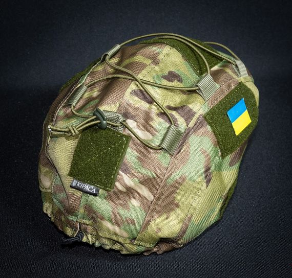 Кавер Kirasa на шлем с козырьком Ballistic Helmet KC-HM001 мультикам (KI605) | Зображення 4