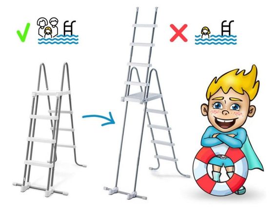 Басейн каркасний 21 в 1 INTEX 26732, 549 х 122 см, сірий (DM-26732-21W1) | Зображення 3