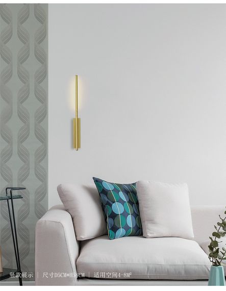 Бра LED 26359 Золото 100х6х6 см. | Зображення 1