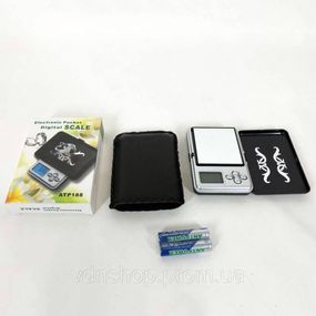 Міні-ваги Aosai AТР 188 200 грамм, Кишенькові ваги високоточні ювелірні, Ваги на золото ML-14