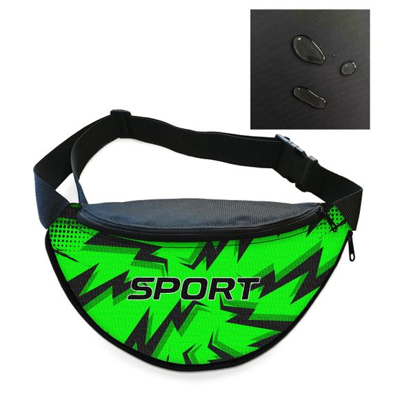 Сумка-бананка мужская/женская Sport 32×16 см с расширителем поясная сумка или сумка через плечо (02884) | Зображення 1