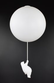 Люстра стельова на 1 лампочку 26807 Білий 60х30х30 см.