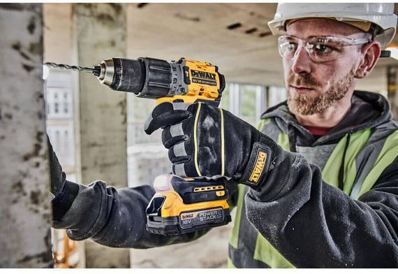 Дрель-шуруповёрт аккумуляторная бесщёточная ударная 90 Нм DeWALT DCD805E2T | Зображення 1