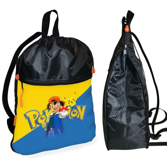 Школьный рюкзак детский Покемон Пикачу + Сумка для обуви спортивной формы рюкзак-мешок  для мальчика (01797) | Зображення 1