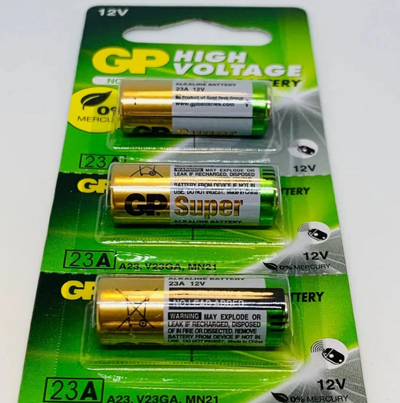 Батарейка A23 (бл-5шт) GP High Voltage | Зображення 1