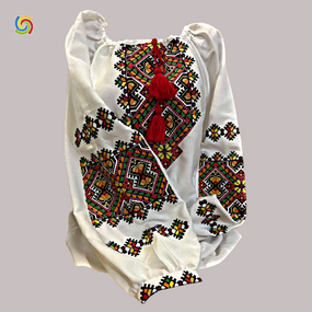 Рубашка Украинская вышиванка  322611 цвет белый размер XXL/3XL