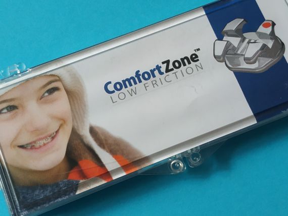Металлические брекеты Comfort Zone HYBRID-mesh, Roth Mini .018" w/h 345, (набор 20 шт.)