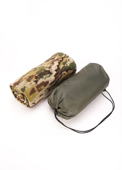 Флісовий плед у чохлі Tactico Adventure 145*200 - плед мультикам для військових, кемпінгу та туризму | Зображення 1