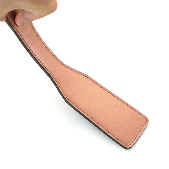 Паддл Liebe Seele Rose Gold Memory Paddle, обтягнутий натуральною шкірою, рожеве золото Sex Aura | Зображення 2