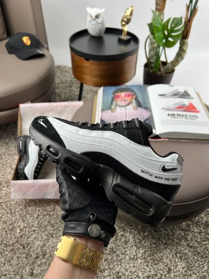Кросівки Air Max 95 Black White , В'єтнам 44 | Зображення 4