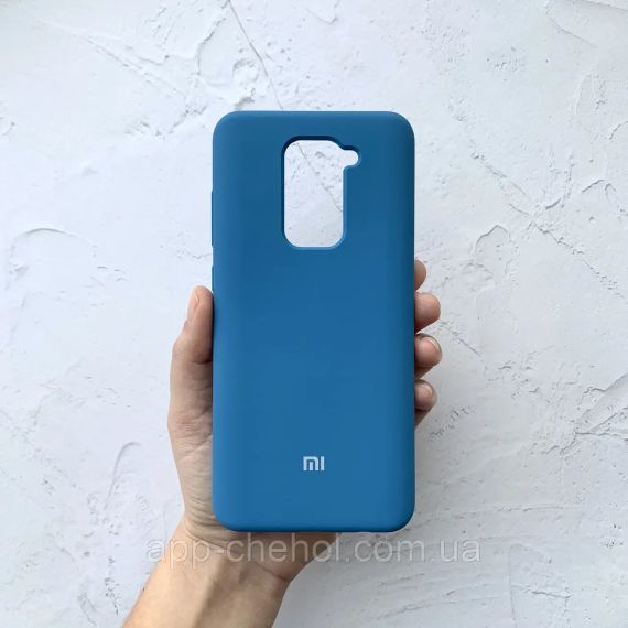 Чохол Silicone Cover Case для Xiaomi Redmi Note 9 blue | Зображення 1