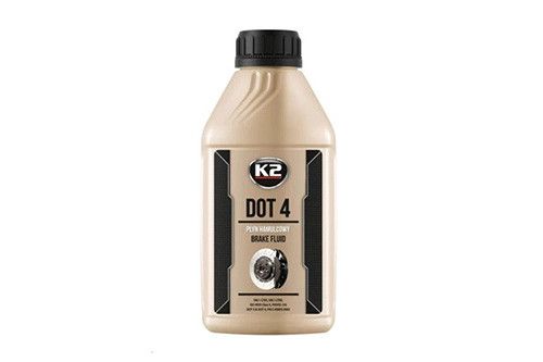 Тормозная жидкость TURBO DOT-4 Brake Fluid 500мл К2