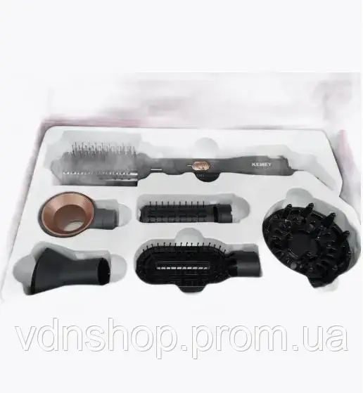 Фен для волосся KEMEY 6в1 CFJ-KM-9205 | Зображення 1