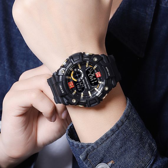 Годинник S2kmei 2018GDBK Gold-Black | Зображення 2