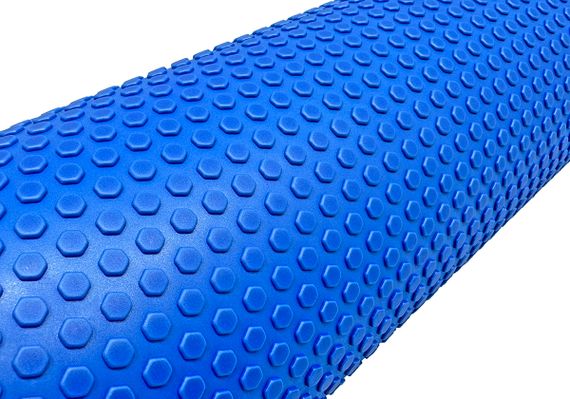 Масажний ролик EasyFit Foam Roller 45 см Синій (EF-2030-BL) | Зображення 1