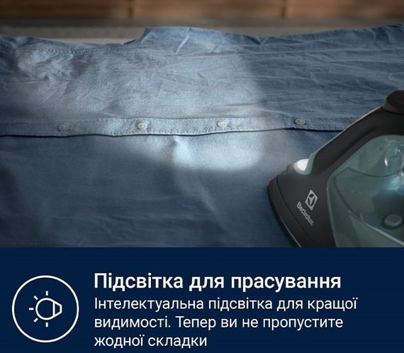 Праска Electrolux , 2600Вт, 370мл, паровий удар 230гр, алюмінієва підошва, зелено-чорний (E7SI2-6OG) | Зображення 2