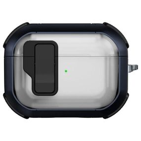 Футляр противоударный Locking Button для наушников Airpods Pro Blue