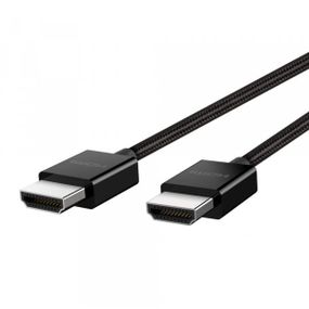 Кабель Belkin HDMI 2.1 (AM/AM) 4K/120Hz or 8K/60Hz, 48Gbps Ultra High Speed, 1m, black (AV10176BT1M-BLK)