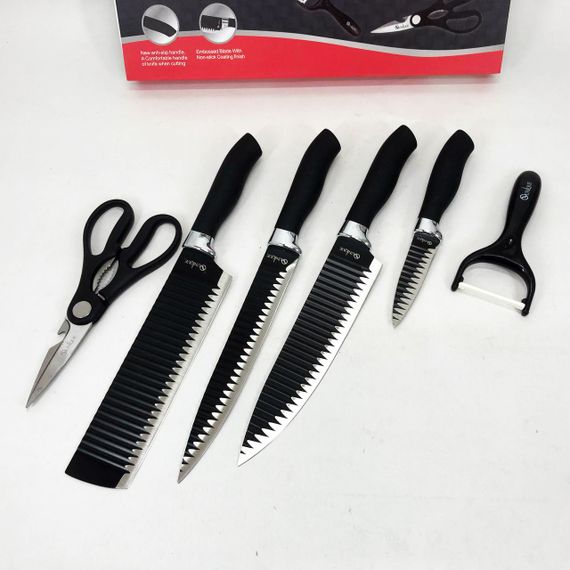 Набір кухонних ножів преміум UNIQUE, Набір ножів для кухарів Професійний кухонний HF-29 | Зображення 9