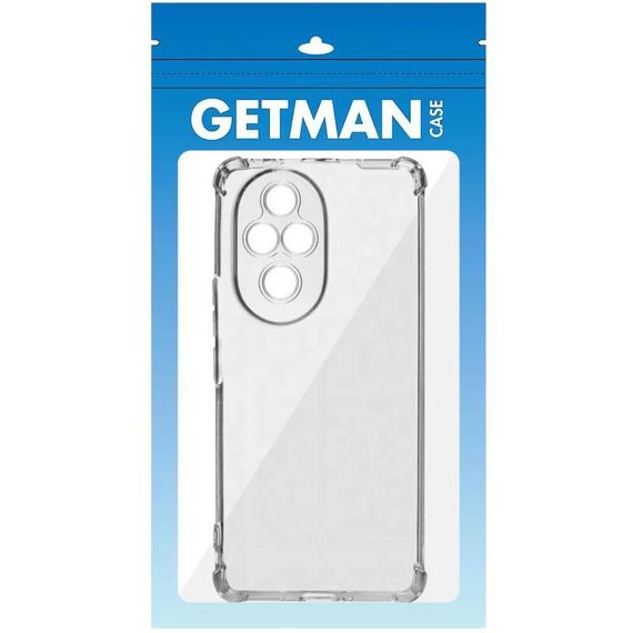 TPU чохол GETMAN Ease logo посилені кути Full Camera для Honor 200 Безбарвний (прозорий) | Зображення 2