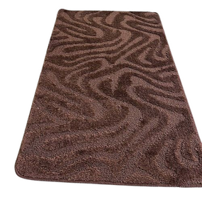 Набір килимків для ванної 2шт 50*80см+40*50см мікс шоколадний ELIF