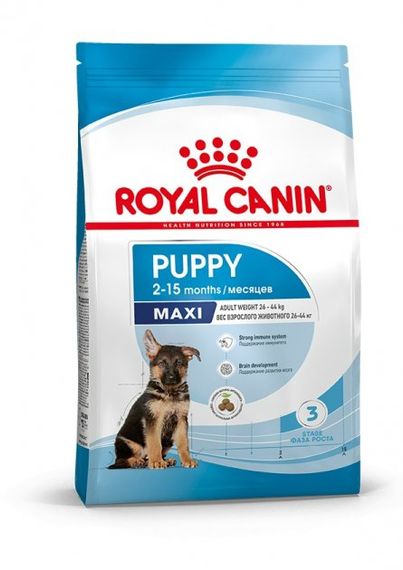 Корм Royal Canin Maxi Puppy сухий для цуценят великих порід 4 кг