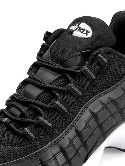 Чоловічі кросівки Air Max 95 All Black White весна / літо / осінь A3858 | Зображення 4