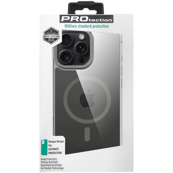 Чохол TPU Space Case Apex with MagSafe для Apple iPhone 13 Pro Max / 14 Pro Max (6.7") Grey | Зображення 5