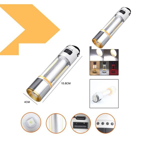 Ліхтар MULTIFUNCTION КЕМПІНГ XPRO YES-666-LED (47118-YES-666_214) | Зображення 1