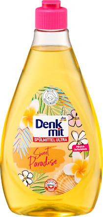 Засіб для миття посуду 500мл Denk Mit Spulmittel Sweet Paradise (солодкий рай)