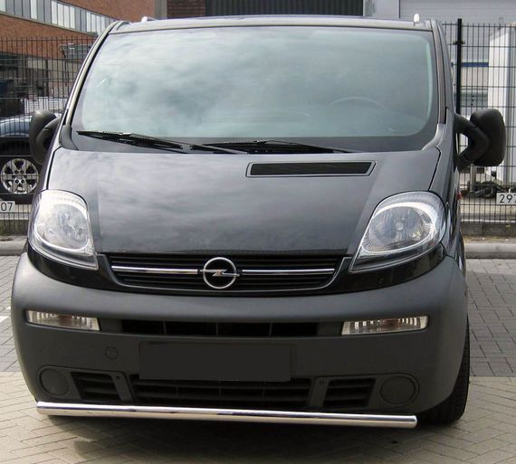 Передній захист ST008 (нерж.) 51 мм для Opel Vivaro 2001-2015 рр