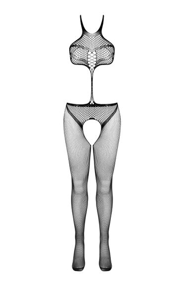 Комбінезон із відкритим доступом Passion BS080 black Sex Aura | Зображення 4