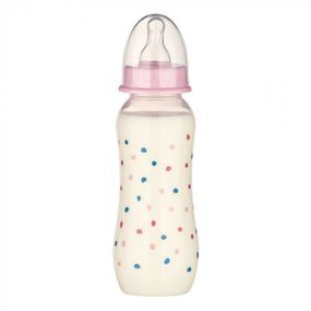 Бутылочка для кормления Baby-Nova Droplets, 240 мл, Розовый (3960075)
