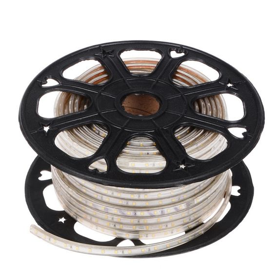 Светодиодная лента влагозащищенная теплый оттенок 220V 10.8W 2835 WW BROWN IP67 1m (BY-032/60) | Зображення 5