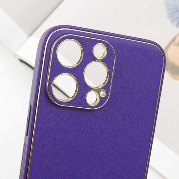 Шкіряний чохол Xshield для Apple iPhone 14 Pro Max (6.7") Фіолетовий / Ultra Violet | Зображення 3
