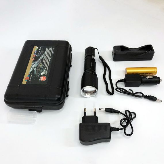 Ліхтар суперяскравий Bailong BL-1860-T6, Потужні ліхтарики, Ліхтар протиударний водонепроникний DW-29 | Зображення 8