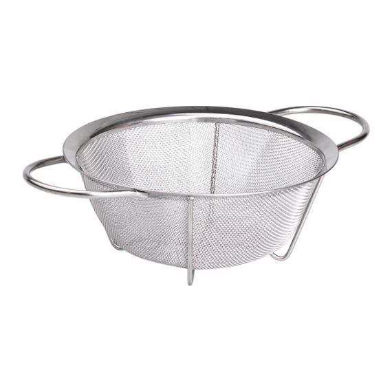 Друшляк з двома ручками 20 см дрібнокомірчаста сітка з нержавіючої сталі HP-19-2-20CM | Зображення 1