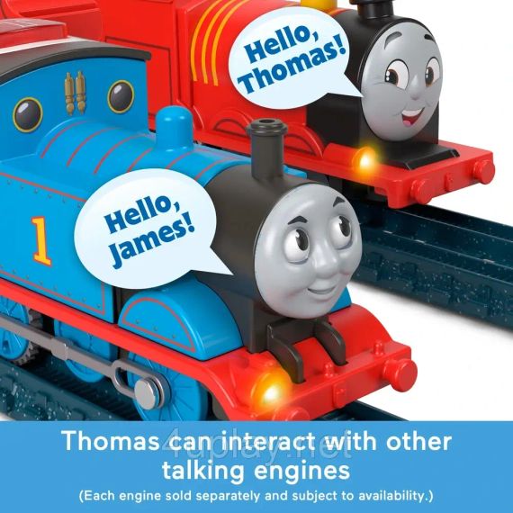 Паровозик Томас і друзі Моторизований поїзд Томас, що розмовляє, Thomas & Friends Motorized Train Talking Engine | Зображення 7