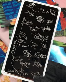 Пластина 127 для стемпинга Starlet Professional (12х6см)