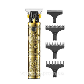 Тример VGR V-096 з насадками та USB, золото