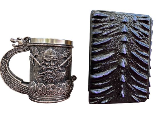 Подарунковий набір Кухоль 3D Корабель Вікінгів і Блокнот 3D «Око Ілюзій» | Зображення 1