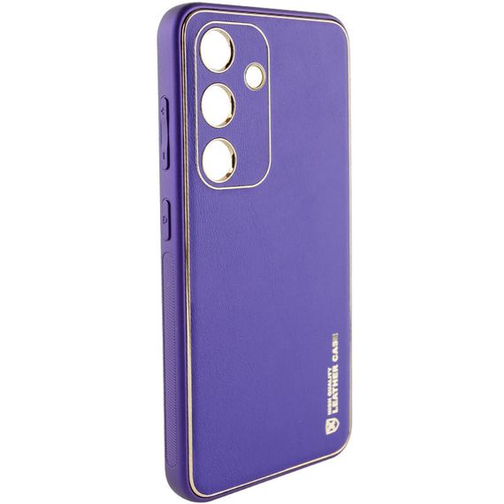 Кожаный чехол Xshield для Samsung Galaxy S23 FE Фиолетовый / Ultra Violet | Зображення 1