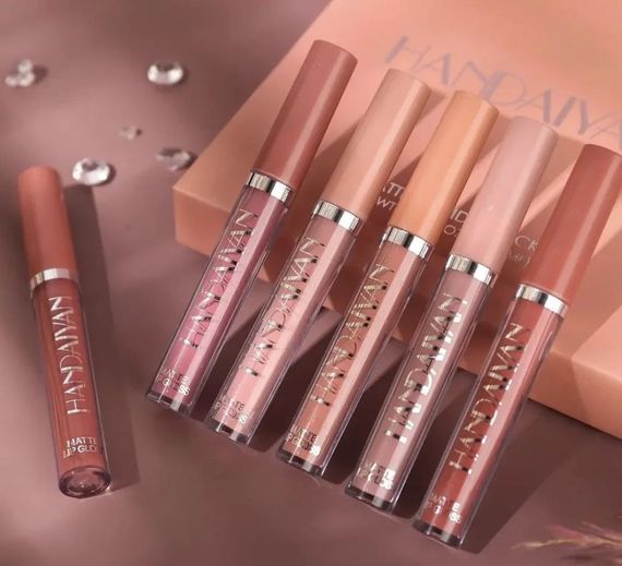 Набір стійких матових помад для губ Handaiyan matte liquid lipstick В | Зображення 1