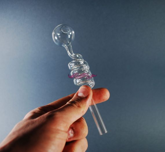 Стеклянная трубка Oil Circle Серый | Зображення 3