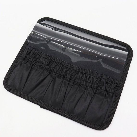 Дорожная косметичка с зеркалом и LED подсветкой (26х23х11см), Черная / Органайзер для хранения косметики / | Зображення 6