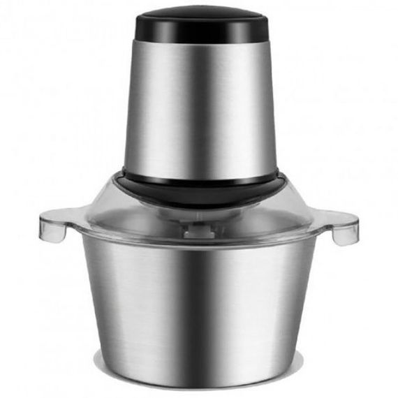 Блендер измельчитель кухонный 1200W металлическая чаша на 2 литра комбайн 2 скорости