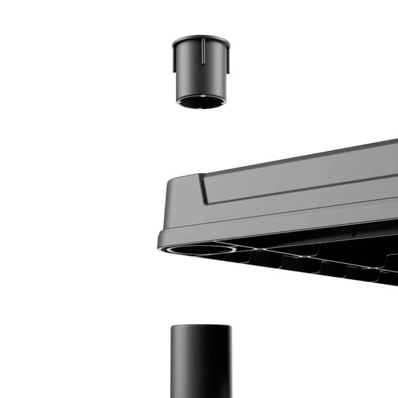 Стелаж для майстерні, 600x300x1340, REGULAR Shelving System SET2, Z262602PG001, QBRICK | Зображення 1
